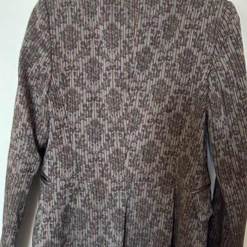 Brocade jacket collectible Massimo Dutti like new, black brown