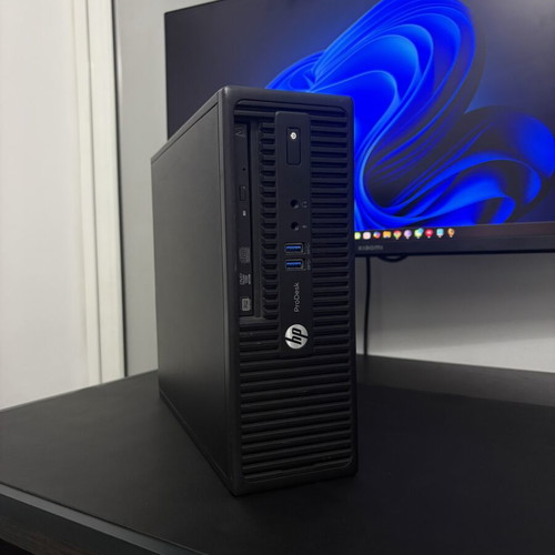 HP ProDesk 400 G3 SFF Desktop PC used, Intel i5, 8GB RAM, 120GB SSD, Radeon R5 340