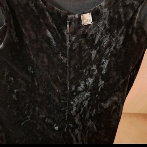 Velvet dress BSB xs new, black with strap