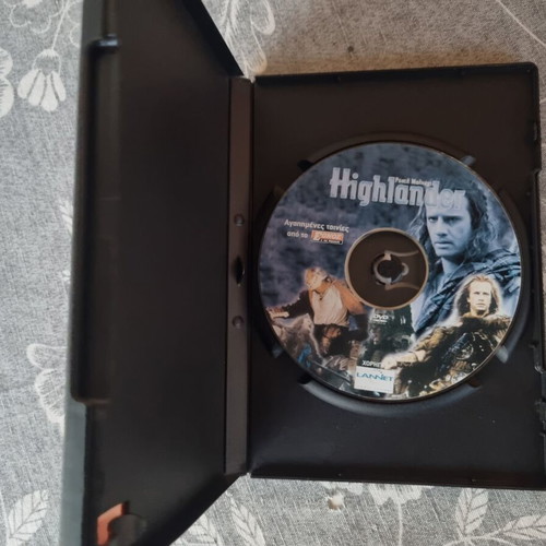 Highlander DVD like new with Greek subtitles