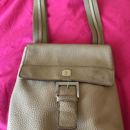 KEM crossbody bag used, beige with adjustable strap
