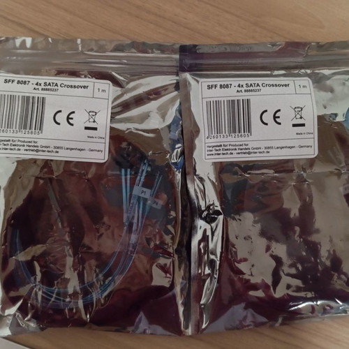 LSI MegaRAID SAS 9240-8i new with SF8087 cables