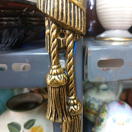 Set of brass wall lights like new