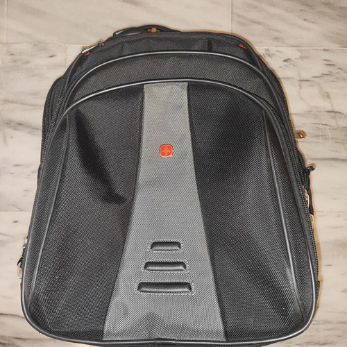 Wenger backpack new, black and gray with laptop compartment