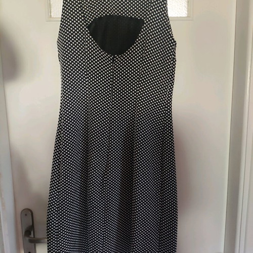Lui e Lei dress used, black and white, size M