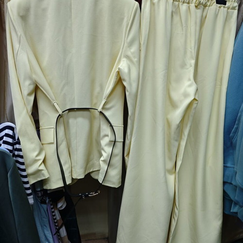 Yellow women's suit new, one size