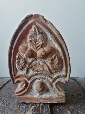 Acroceramo with Acorns vintage used decoration from 1920
