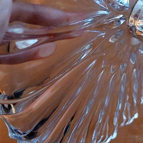 Vintage German Crystal Cake Stand with Base like new, 1960s