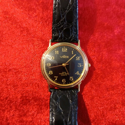 VINCA men's quartz watch used