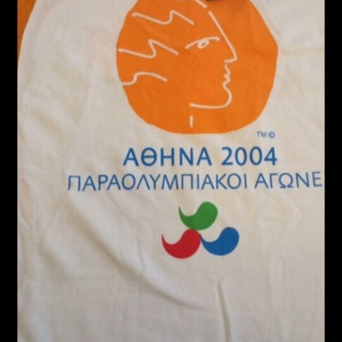Authentic Athens 2004 Paralympic Games Poloshirt unused
