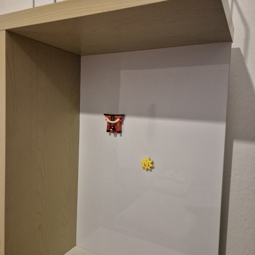 IKEA Micke Desk with Shelves and Magnetic Board used