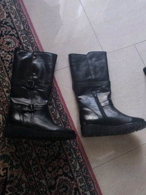 Black women's boots new, size 36 and 37