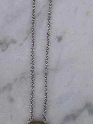 Long necklace like new with tassels