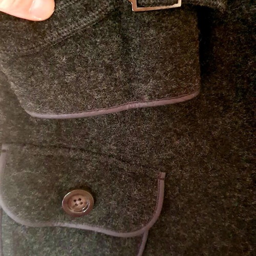 Basler wool blazer like new, gray, size L