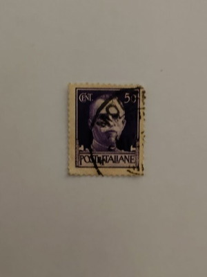 Italian collectible stamp 50 Centesimi like new