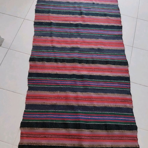 Handwoven handmade runner like new 210x70 cm