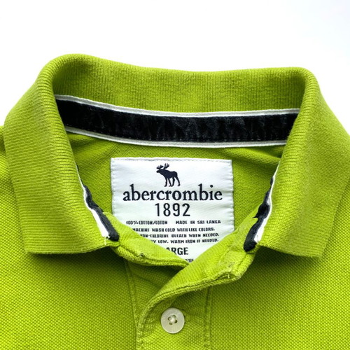 Abercrombie & Fitch Kids Polo Shirt Green Used Size L