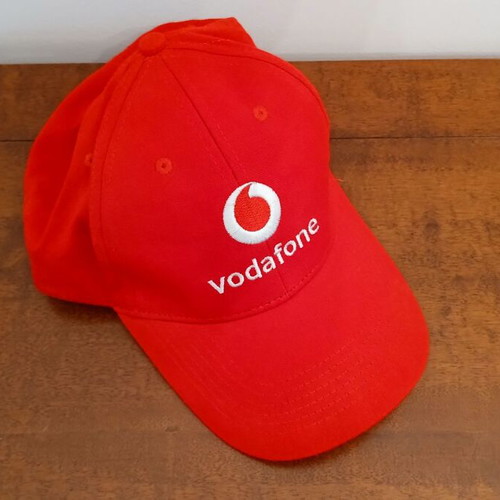 Vodafone Jockey Cap collectible, red, new