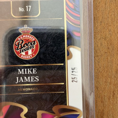 Mike James Clutch Panini Euroleague Select card like new 25/25