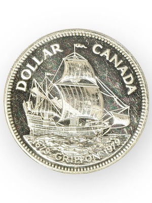 Canada silver dollar 1979 used, Griffon