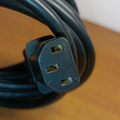 Power cables used, set of 2 pieces