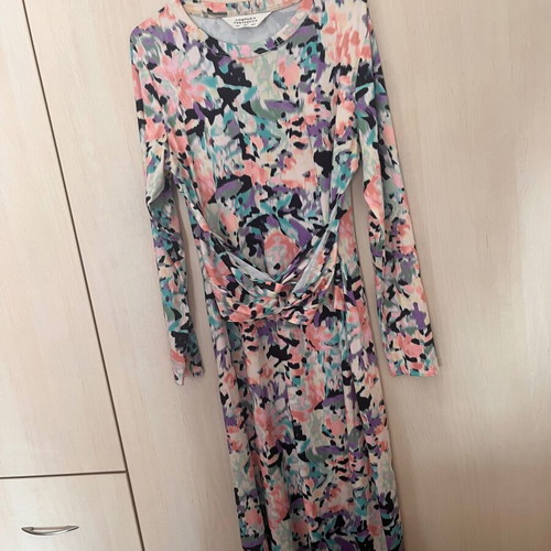 Compania Fantastica midi dress, colorful, size large, unworn