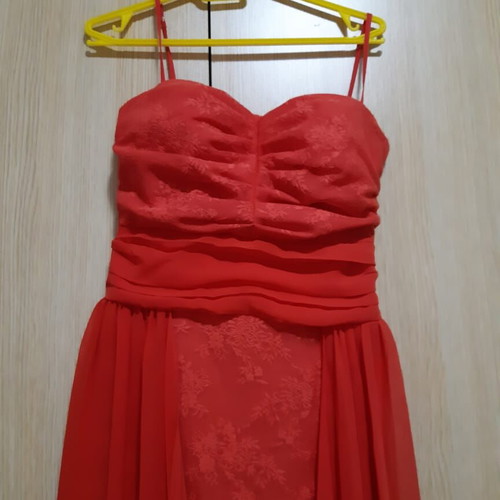Abiye dress like new, coral, size S