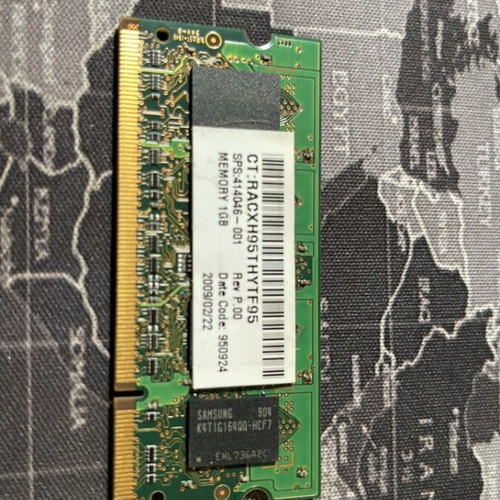 Samsung 1GB Ram Memory used for laptop