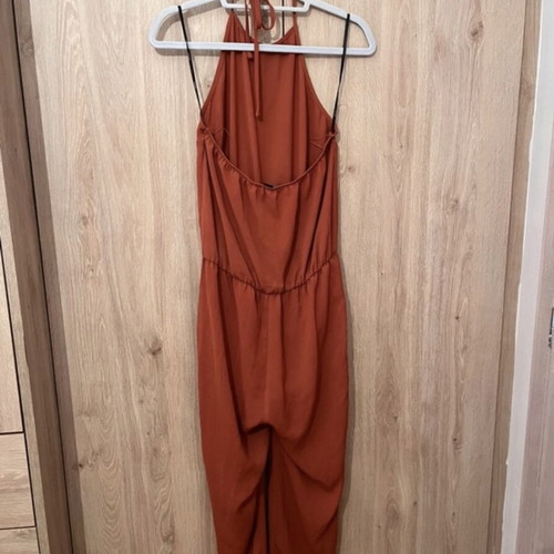 Forever 21 orange jumpsuit size M like new