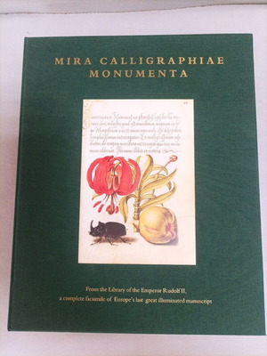 Mira Calligraphiae Monumenta book new in paper and fabric case