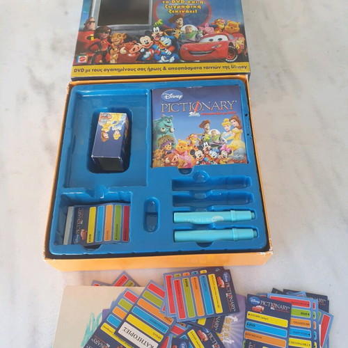 Disney Pictionary board game used with CD