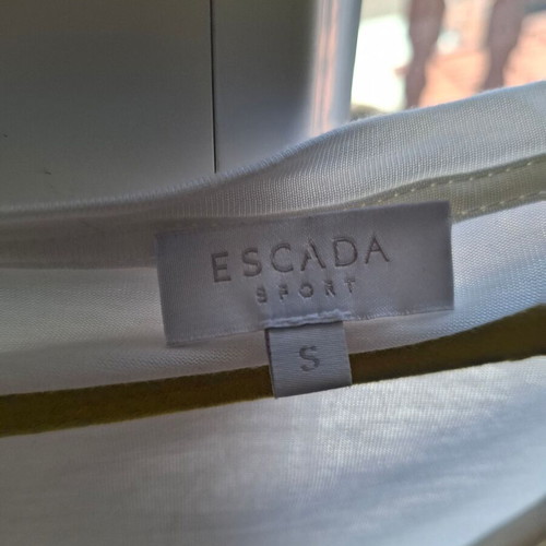 Escada sports top like new, size S, beige and white