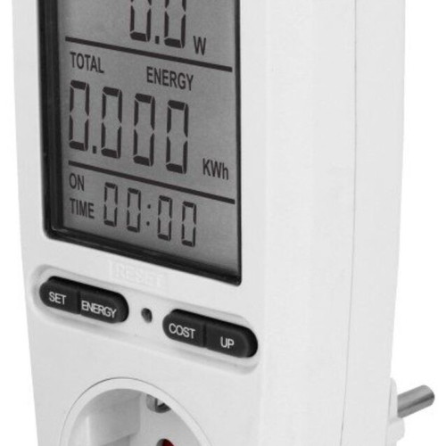 EcoSavers Energy Meter for Sockets new, measures Watt kWh € CO₂