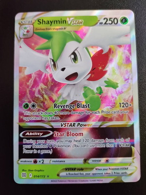 Shaymin VStar 014/172 new from Brilliant Stars 2022 collection