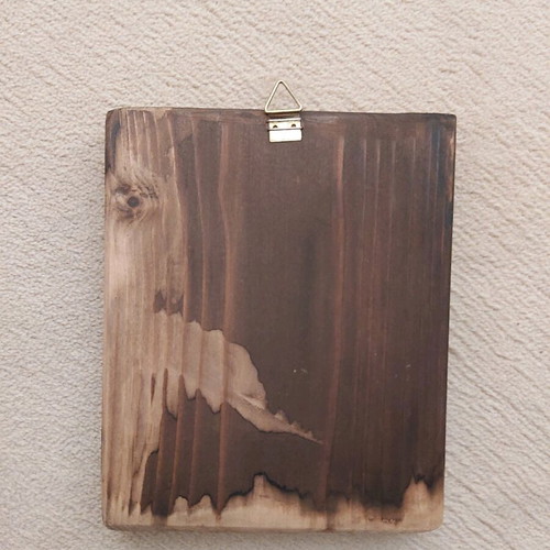 Wooden baptism of Christ images, pack of 45, new handmade
