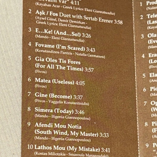 Mando The Best Of cassette, laiko genre