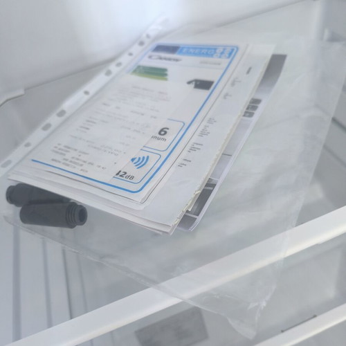 Candy CCDS 5142W two-door fridge like new, 204L white