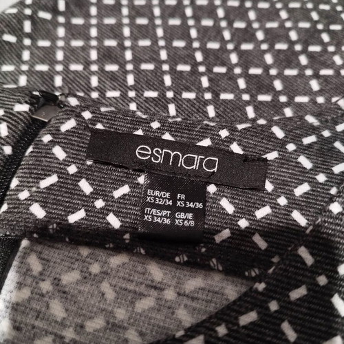 Esmara black and white office dress new, size XS