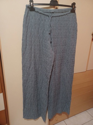 Pull & Bear fabric pants, size M, blue