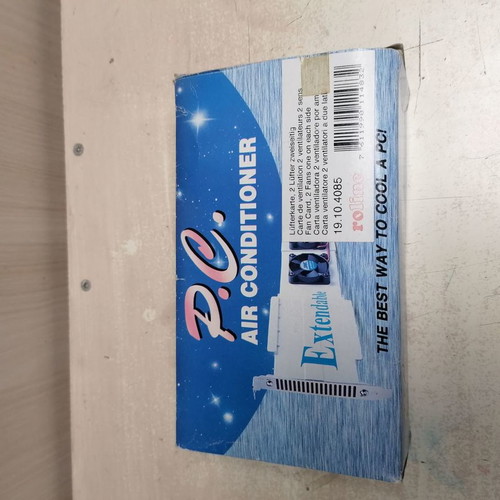 Cooling card for computer case new with 2 fans