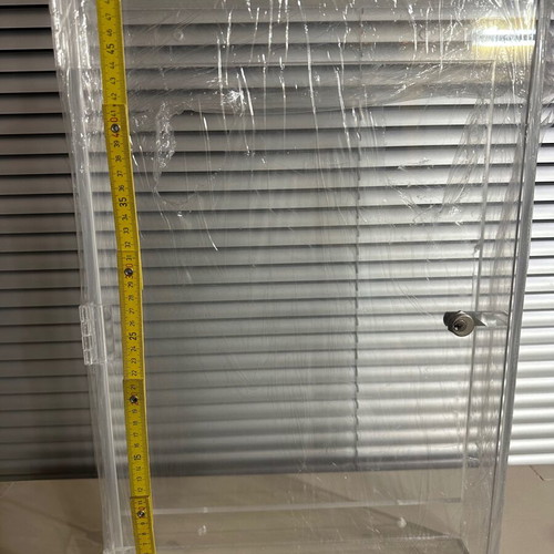 Plexiglass Wall Display Cabinet like new