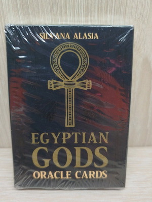 Egyptian oracle cards Silvana Alasia new, papyrus printed, 36 cards