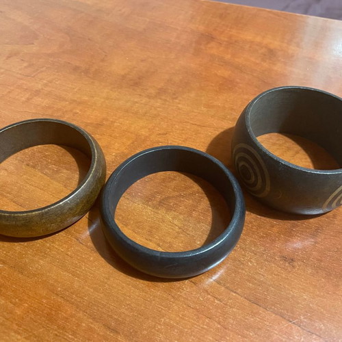 Wooden bracelets new without wear