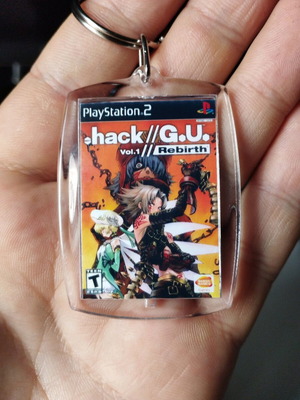 .hack G.U. Vol. 1 Rebirth PlayStation 2 PS2 keychain