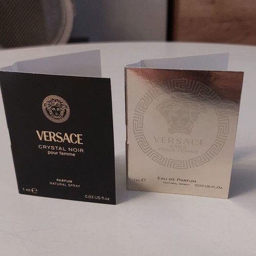 Versace perfume set Crystal Noir and Eros Pour Femme new