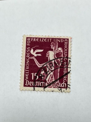 Rare German Reich Stamp World Congress of Recreation 1936 like new