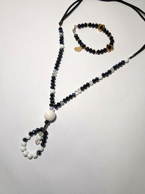 Necklace and bracelet set new
