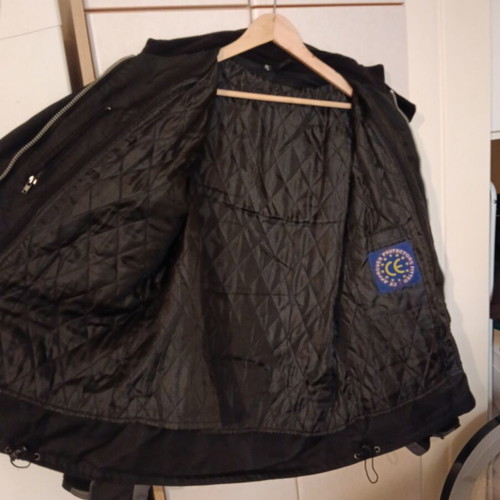 Leman motorcycle jacket XL like new, black and gray