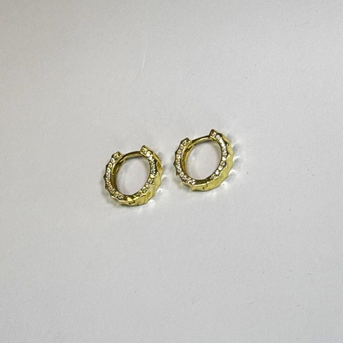 Earring Silver 925 new, gold color