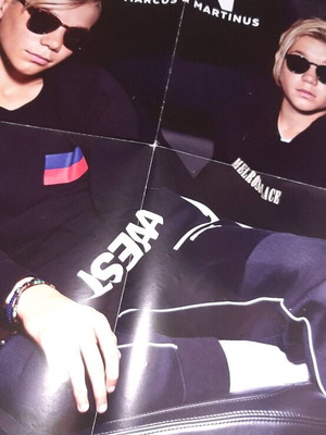 Αφίσα Marcus and Martinus με Βαγγέλη Κακουριώτη σαν καινούργια
